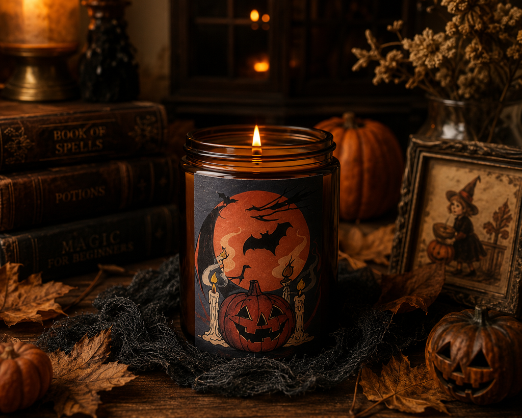 Custom Halloween Candle