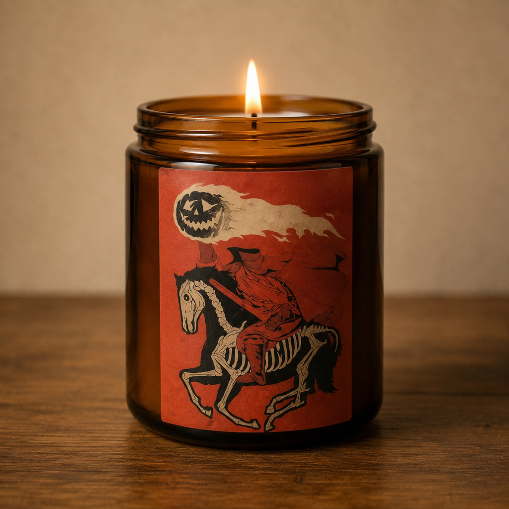 Custom Halloween Candle